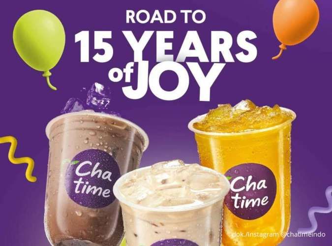Promo 15 Tahun Chatime Serba Rp 15.000 & Kopi Kenangan Rilis Tiramisu Series