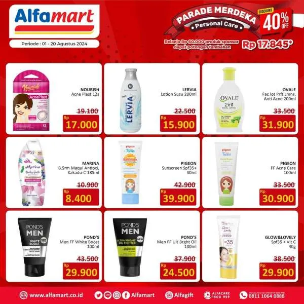 Promo Alfamart Parade Merdeka Periode 1-20 Agustus 2024