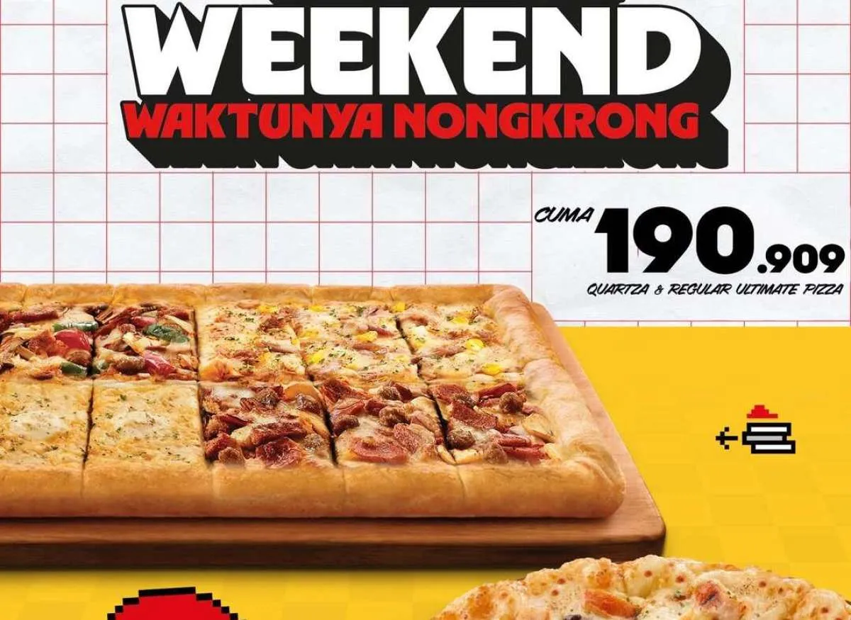 Promo Paket Nongkrong Weekend di PHD, QU4RTZA & Ultimate Pizza Harga Spesial