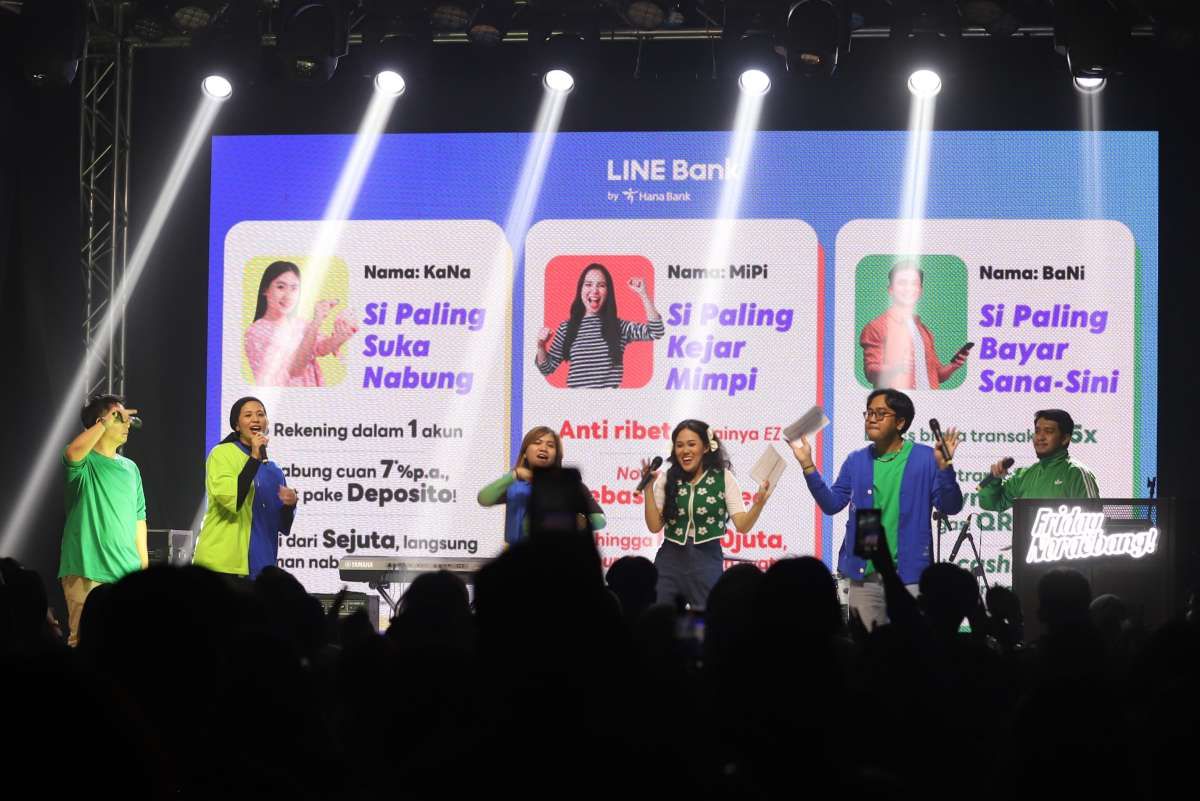 Rayakan Ultah Bersama Nasabah, LINE Bank Gelar Pertunjukan Musik