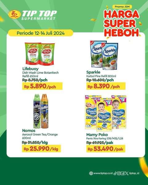 Promo JSM Tip Top Weekend 12-14 Juli 2024