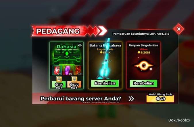 Fluorescent Rod di Fish It: Penjelasan, Cara Mendapatkan, Status dan Harga