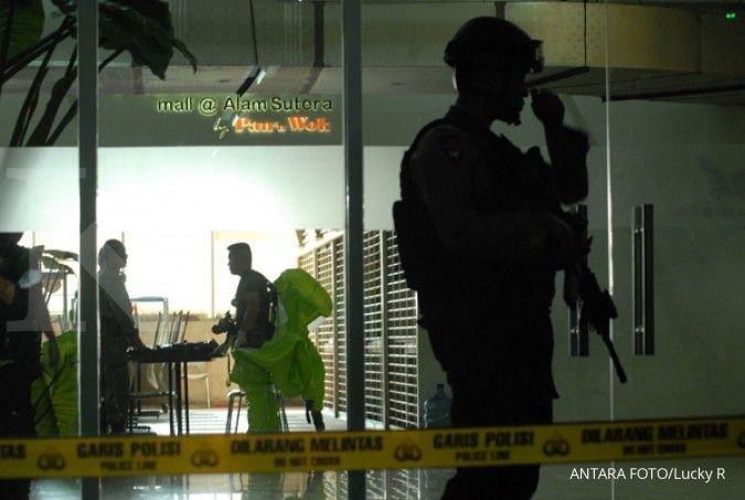 Polisi menangkap pelaku pengembom Mall Alam Sutera