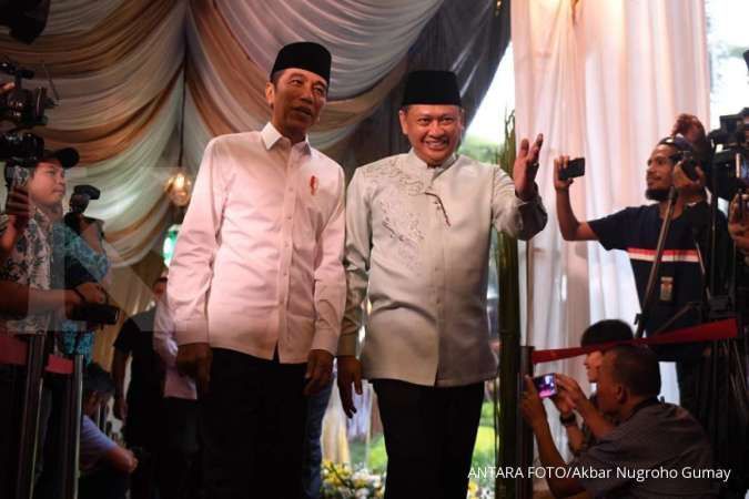Jokowi buka puasa di rumah ketua DPR, Fadli Zon tak terlihat hadir