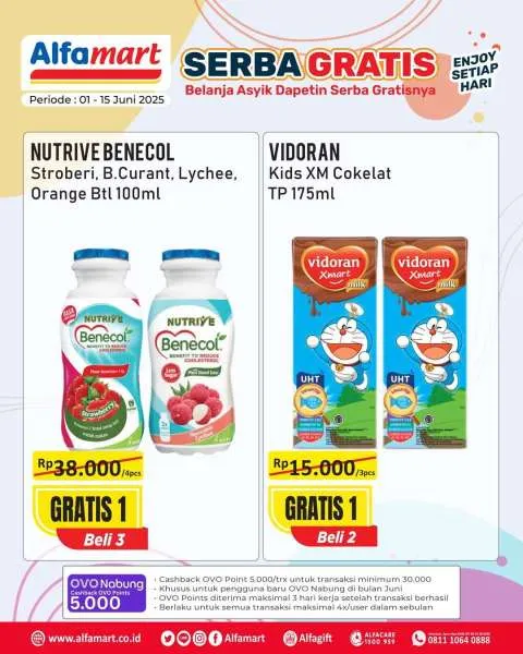 Promo Alfamart Serba Gratis Periode 1-15 Juni 2025