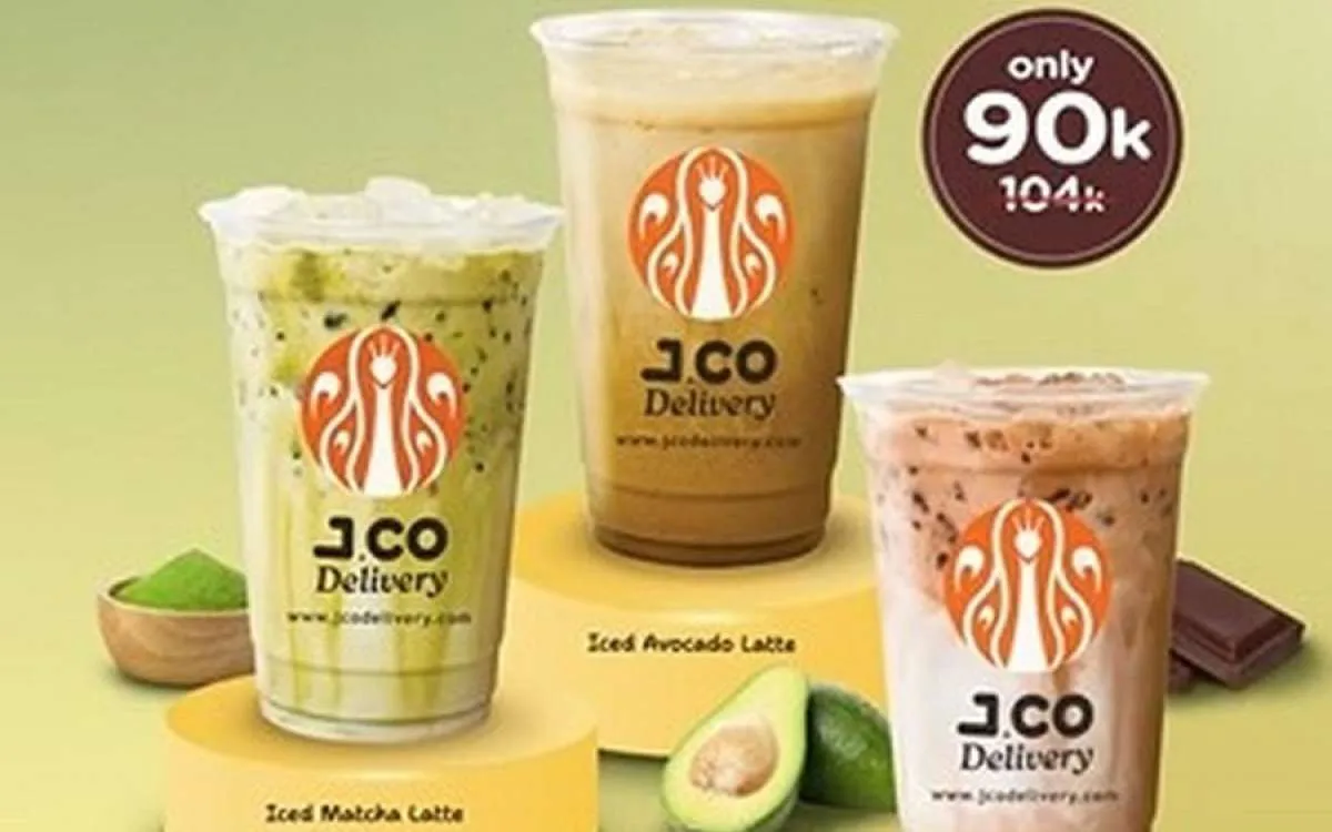 Promo J.CO Mingguan Spesial Delivery, 3 Minuman Lebih Hemat Akan Berakhir