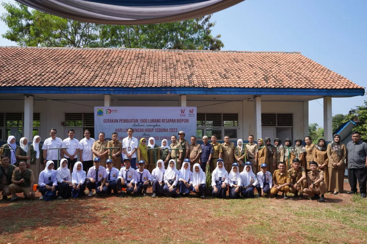 Cegah Banjir di Cianjur, WMPP Dukung Pembuatan Lubang Biopori