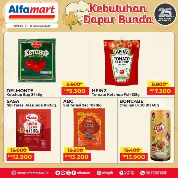 Promo Alfamart Kebutuhan Dapur Periode 1-15 Agustus 2024