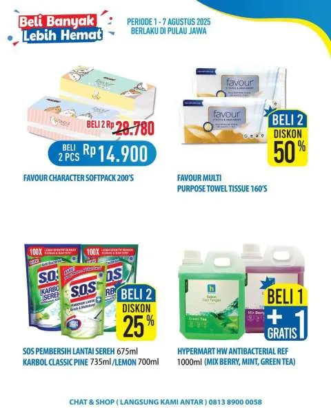 Promo Hypermart Beli Banyak Lebih Hemat Periode 1-7 Agustus 2025