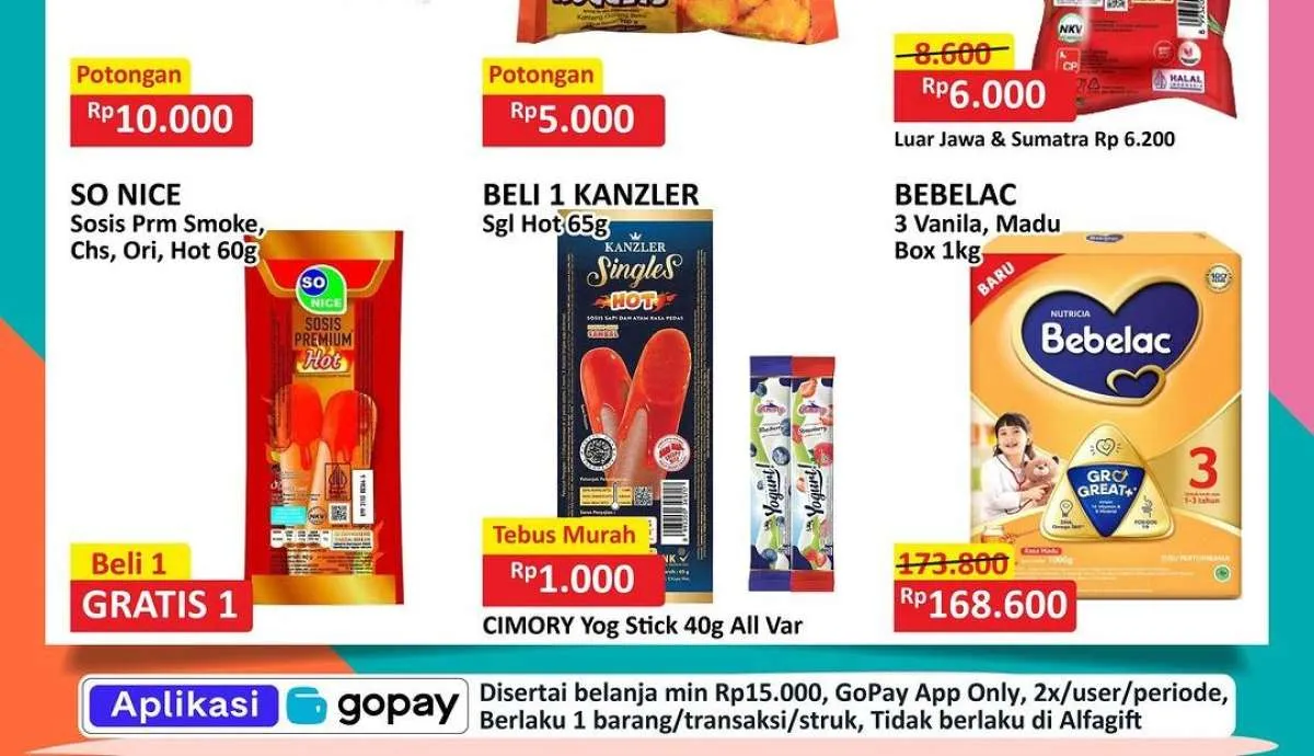 Promo JSM Alfamart Weekend Hari Ini, Dapatkan Sosis So Nice Beli 1 Gratis 1