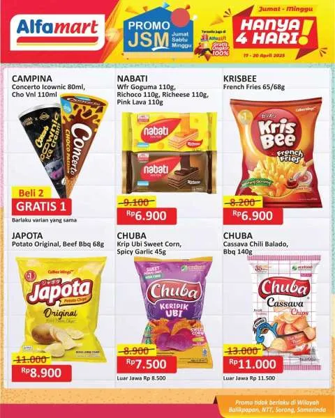 Promo JSM Alfamart Periode 18-20 April 2025