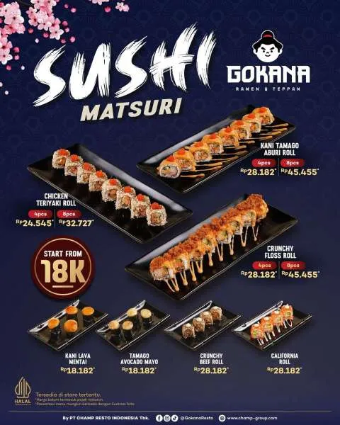 Promo Gokana International Sushi Day Sushi Matsuri