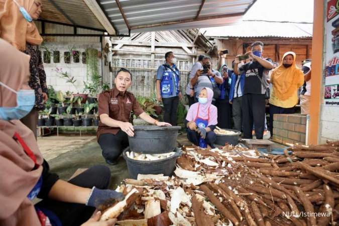 Ada Potensi Besar, Edhie Baskoro Dorong Pelaku UKM Gethuk Anyar di Gawi Bangkit