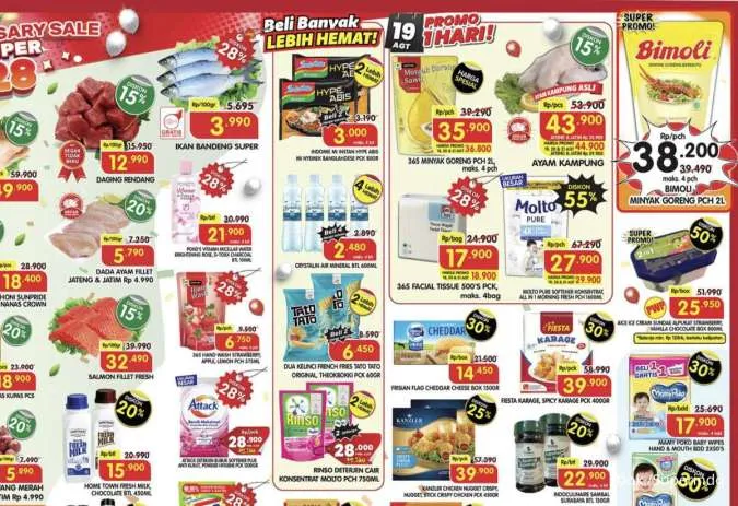 Promo Superindo Weekday 18-21 Agustus 2025, Aice-Anggur Red Globe Diskon hingga 50%