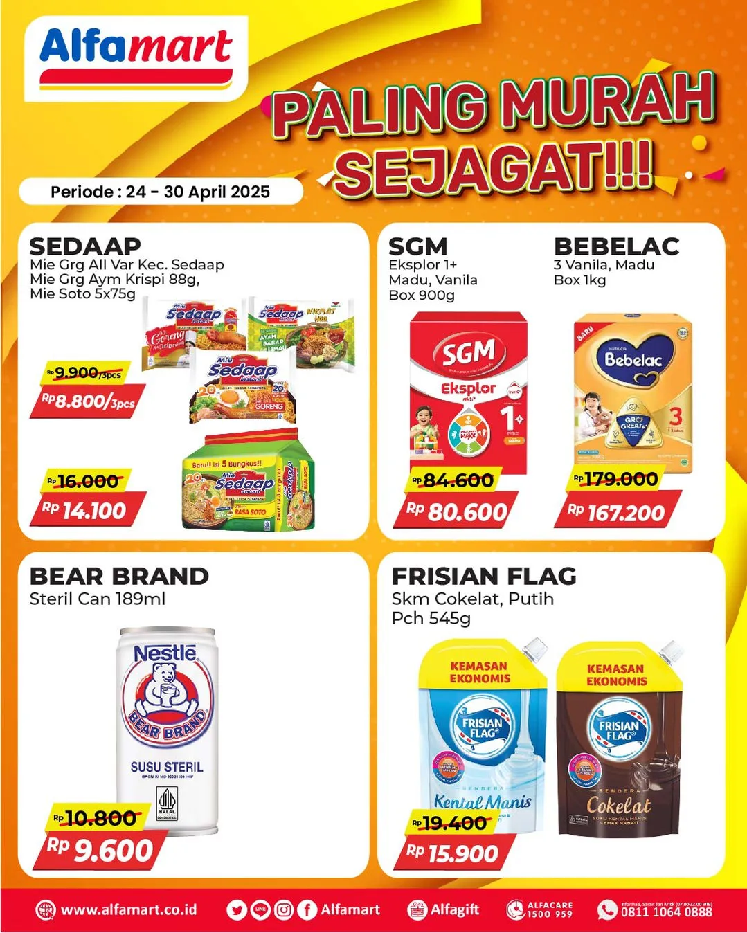 Promo Alfamart Paling Murah Sejagat Periode 24-30 April 2025