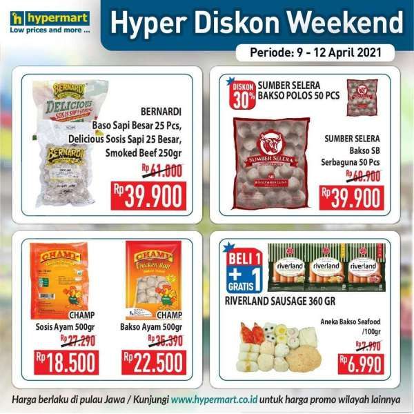 Cek promo JSM Hypermart 9-12 April 2021, ada Hyper Diskon Weekend!