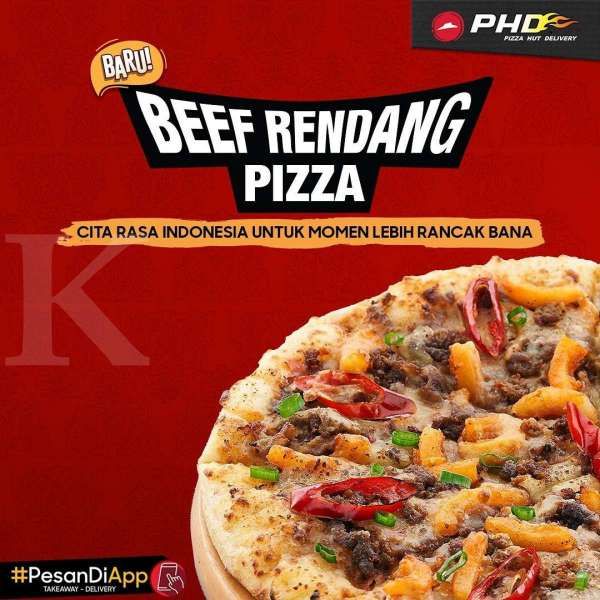 Promo Pizza Hut Delivery Beef Rendang Pizza