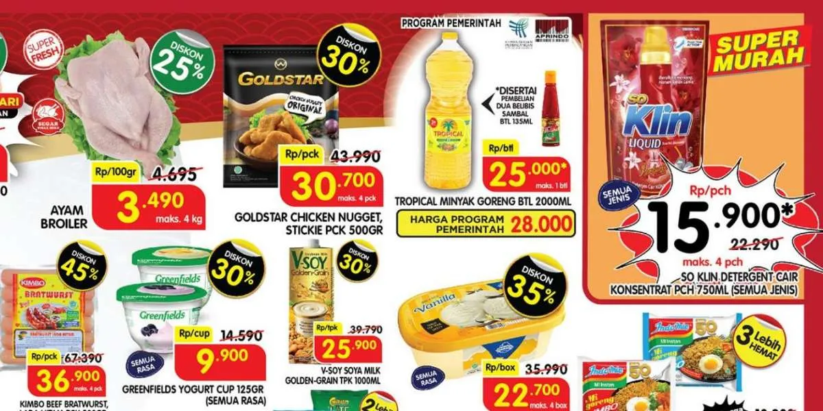 Promo Superindo Terbaru di Bulan Januari 2022, Dapatkan Diskon Besar di Hari Kerja