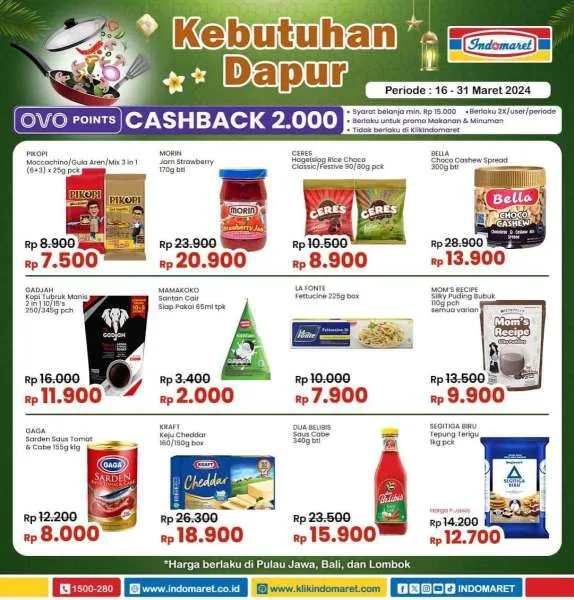 Promo Indomaret Super Hemat Periode 16-31 Maret 2024