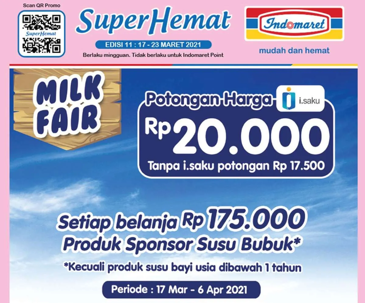 Promo Indomaret ini hari terakhir periode ini, cek diskon yang masih tercecer