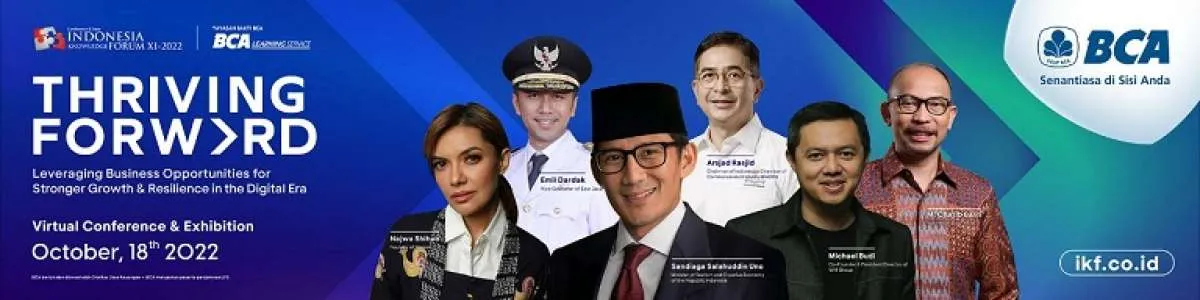 Gaungkan Optimisme, BCA Kembali Gelar Indonesia Knowledge Forum (IKF) XI 2022