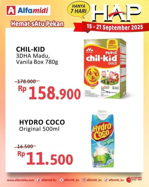 Promo Alfamidi Hemat Satu Pekan Periode 15-21 September 2025