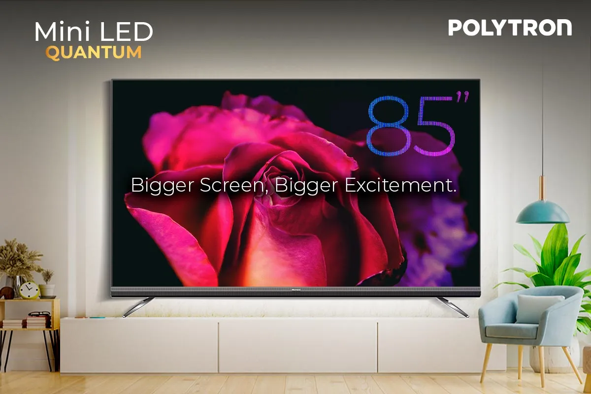Polytron rilis Mini LED Quantum 85 inch, ini spesifikasinya