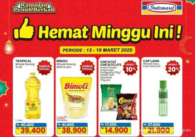 Promo Indomaret 13-19 Maret 2025, Minyak Goreng Harga Spesial di Bulan Ramadan