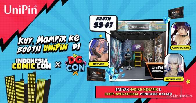 UniPin akan Hadir di Indonesia Comic Con 2023, Banyak Aktivitas dan Promo Menarik Lho