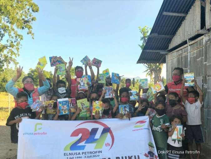 Elnusa Petrofin Bagikan 31.059 Buku Sebagai Wujud Syukur Ulang Tahun Perusahaan ke 24