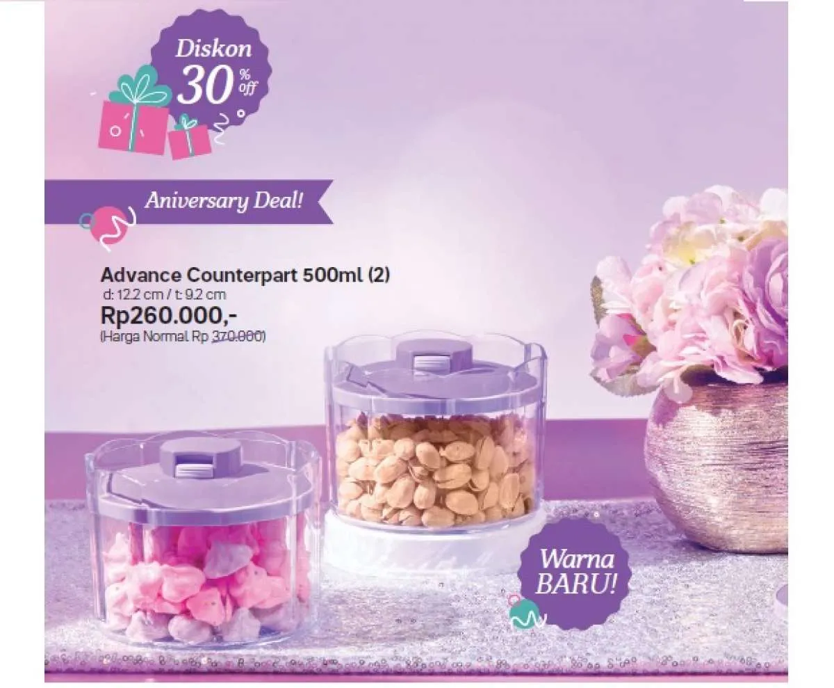 Kesempatan terakhir berburu diskon di katalog promo Tupperware Juli 2021