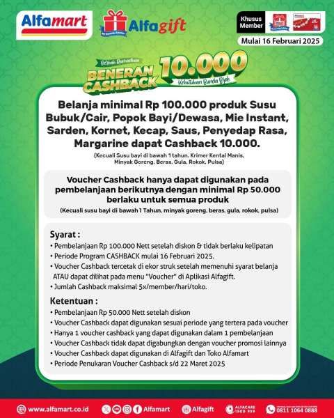 Promo Alfamart Jelang Ramadan 16-28 Februari 2025