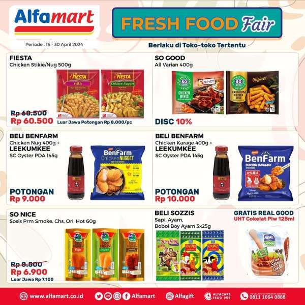 Promo Alfamart Fresh Food Sampai 30 April 2024