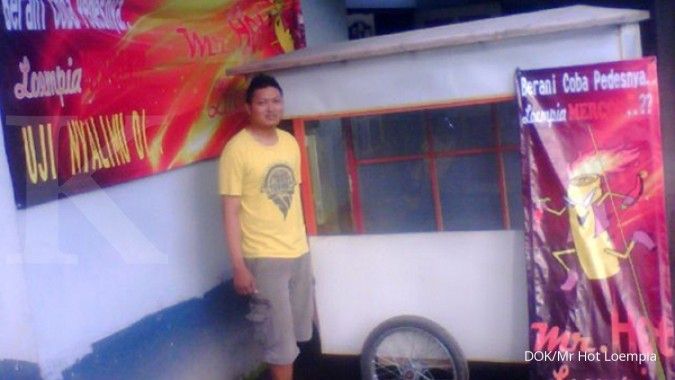 Potensi laba lumpia pedas memang hot