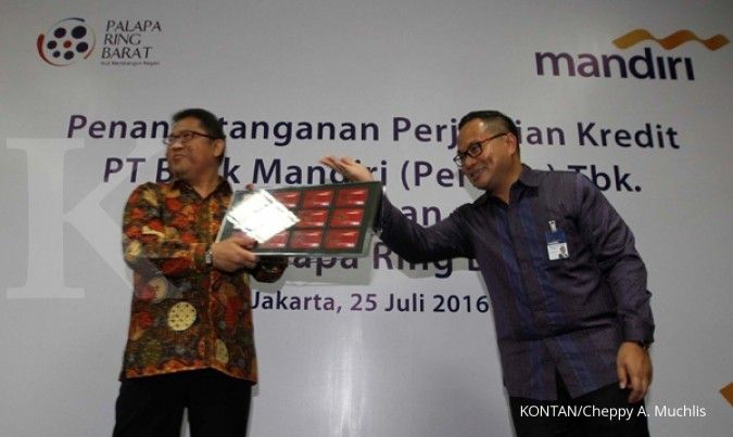 Mandiri salurkan kredit Rp 875 M ke Palapa Ring 