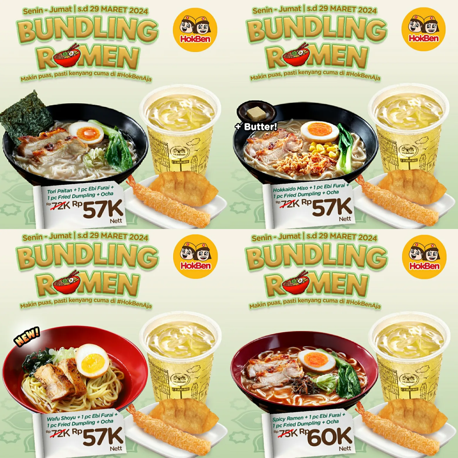 Promo hokben bundling ramen 1-29 maret 2024