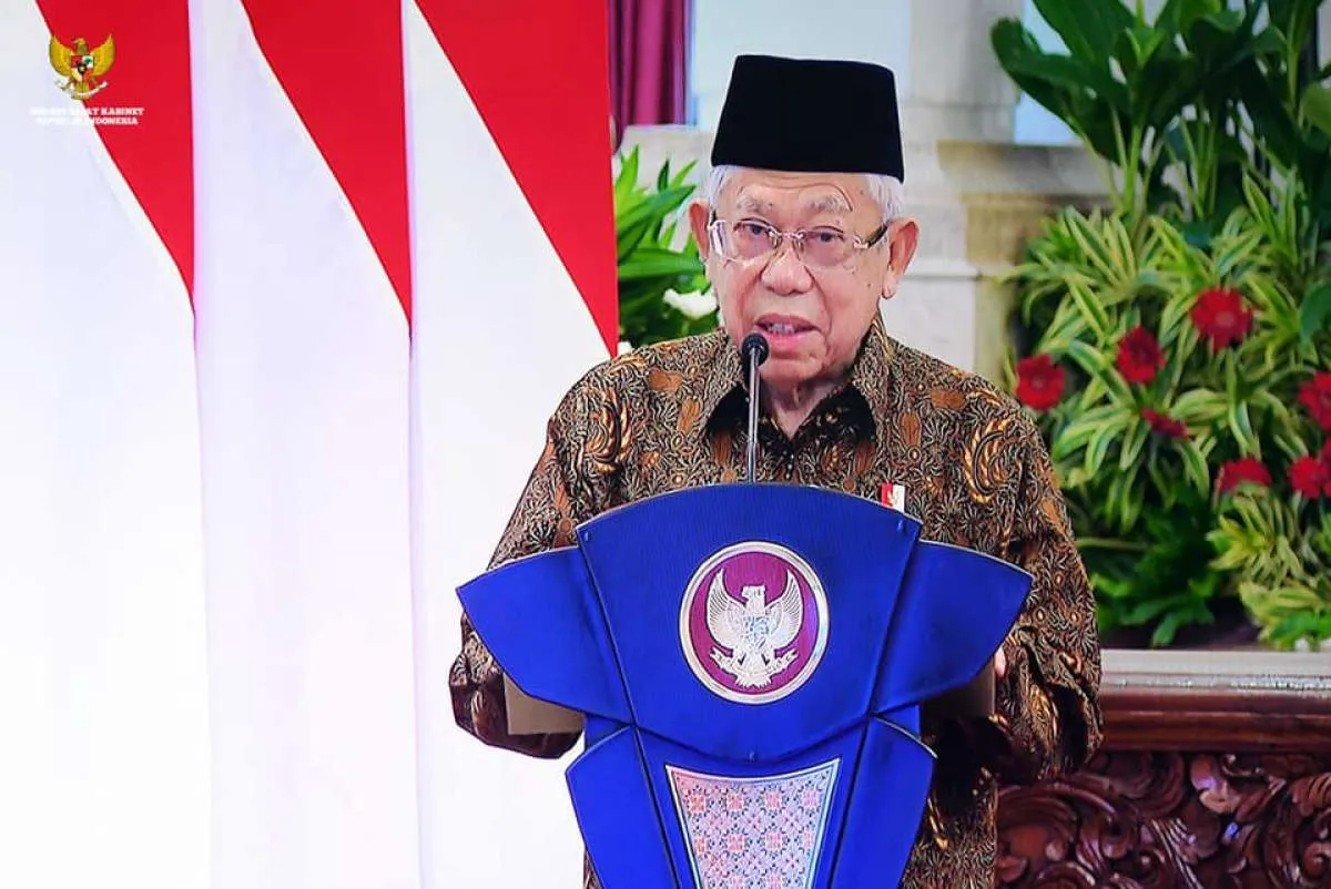 Wapres Ma'ruf Amin Bercita-cita Literatur Rujukan Ekonomi Syariah Kelak dari RI