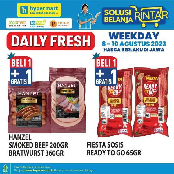 Katalog Promo Hypermart Weekday Terbaru 8-10 Agustus 2023