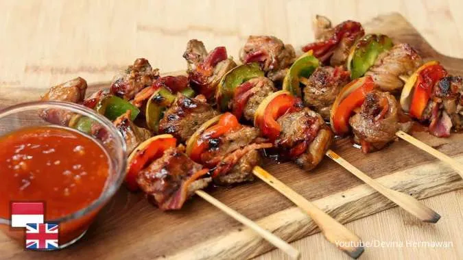 Shashlik sate daging Rusia