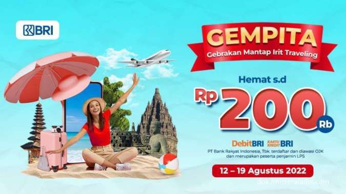 Khusus BRI, Manfaatkan Promo Mister Aladin Buat Traveling Hemat Sampai Rp200.000 