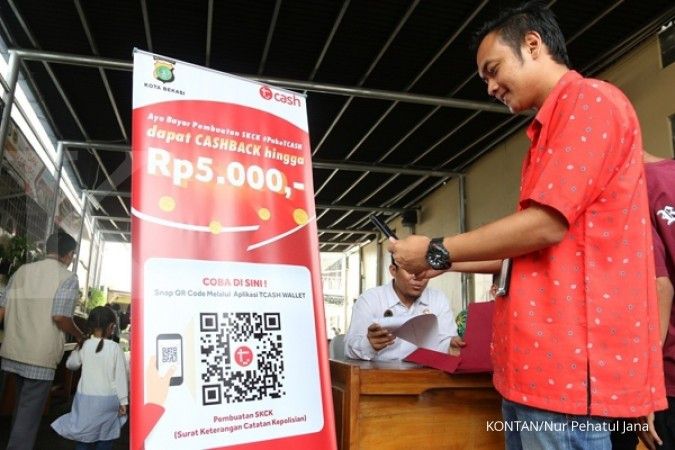 Bayar layanan di Polres Metro Bekasi kini bisa pakai TCash dari Telkomsel