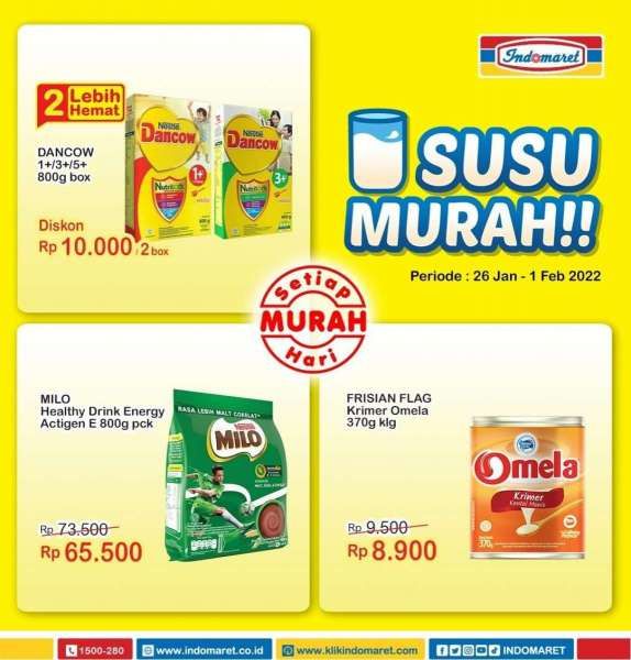 Promo Indomaret Super Hemat Mingguan Terbaru 26 Januari-1 Februari 2022
