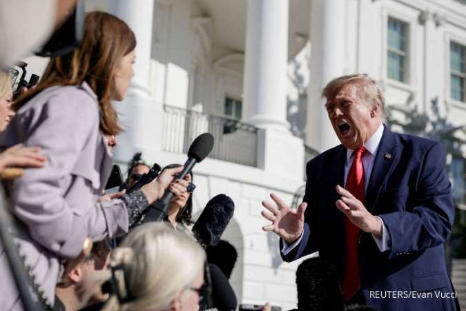 Sering Bersitegang dengan Media, Trump Berencana Pindahkan Ruang Pers Gedung Putih