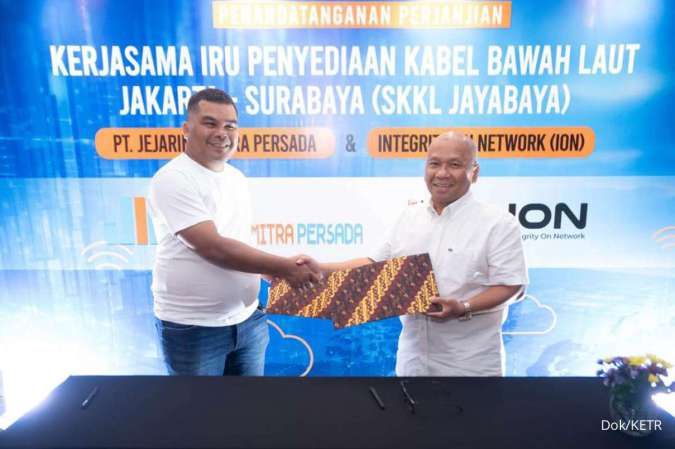 Tingkat Utilitas SKKL Jayabaya, Ketrosden Triasmitra (KETR) Gandeng ION Network