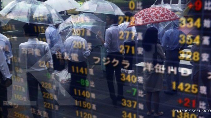 Survei Tankan mengerek Topix dan Nikkei