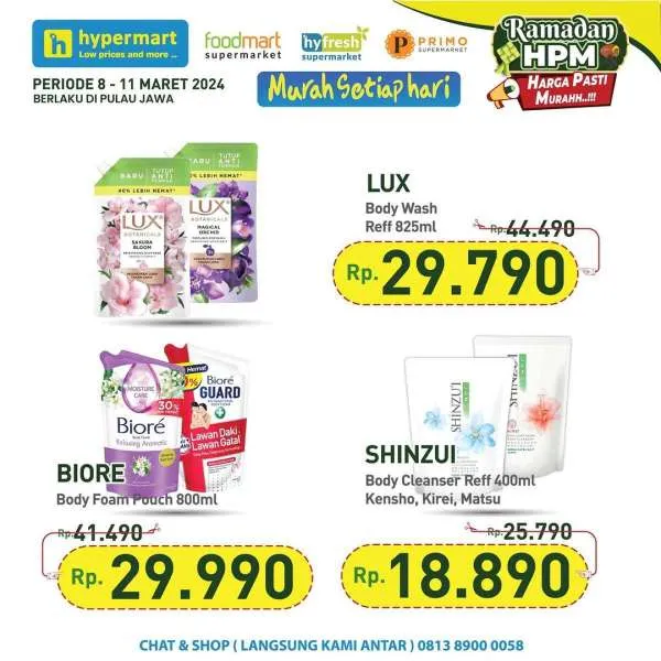 Promo JSM Hypermart Hyper Diskon Weekend Periode 8-11 Maret 2024