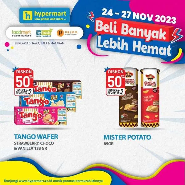 Promo Hypermart Beli Banyak Lebih Hemat Periode 24-27 November 2023