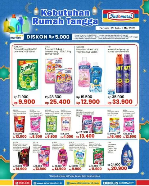 Promo Indomaret Super Hemat Periode 20 Februari-5 Maret 2025