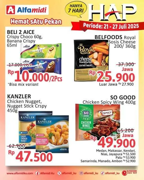 Promo Alfamidi Hemat Satu Pekan Periode 21-27 Juli 2025