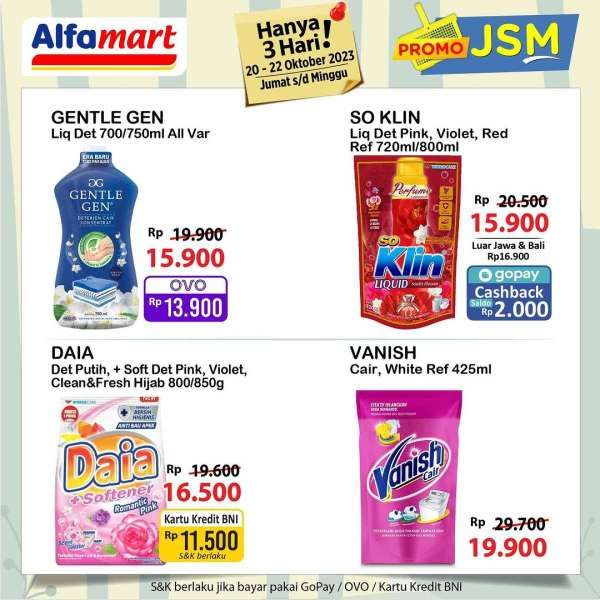 Katalog Promo JSM Alfamart Terbaru 20-22 Oktober 2023